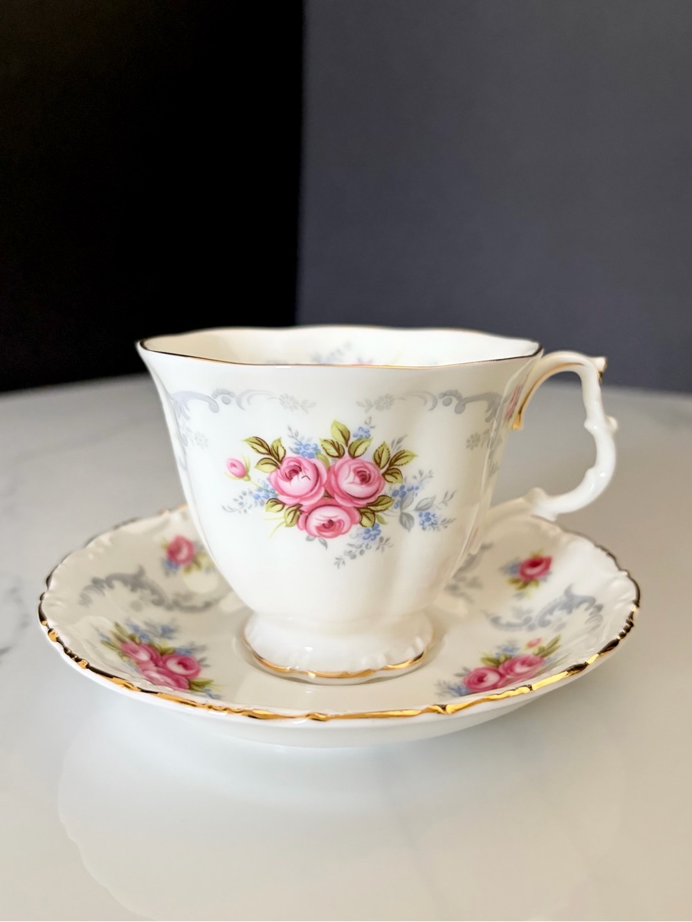 Tranquility Cup & Saucer by Royal Albert